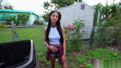 Wild Ebony BBC Car Ride